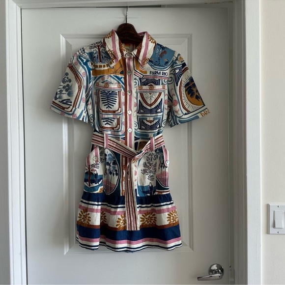 FARM Rio Multicolor Patterned Mini Dress - Picture 4 of 10